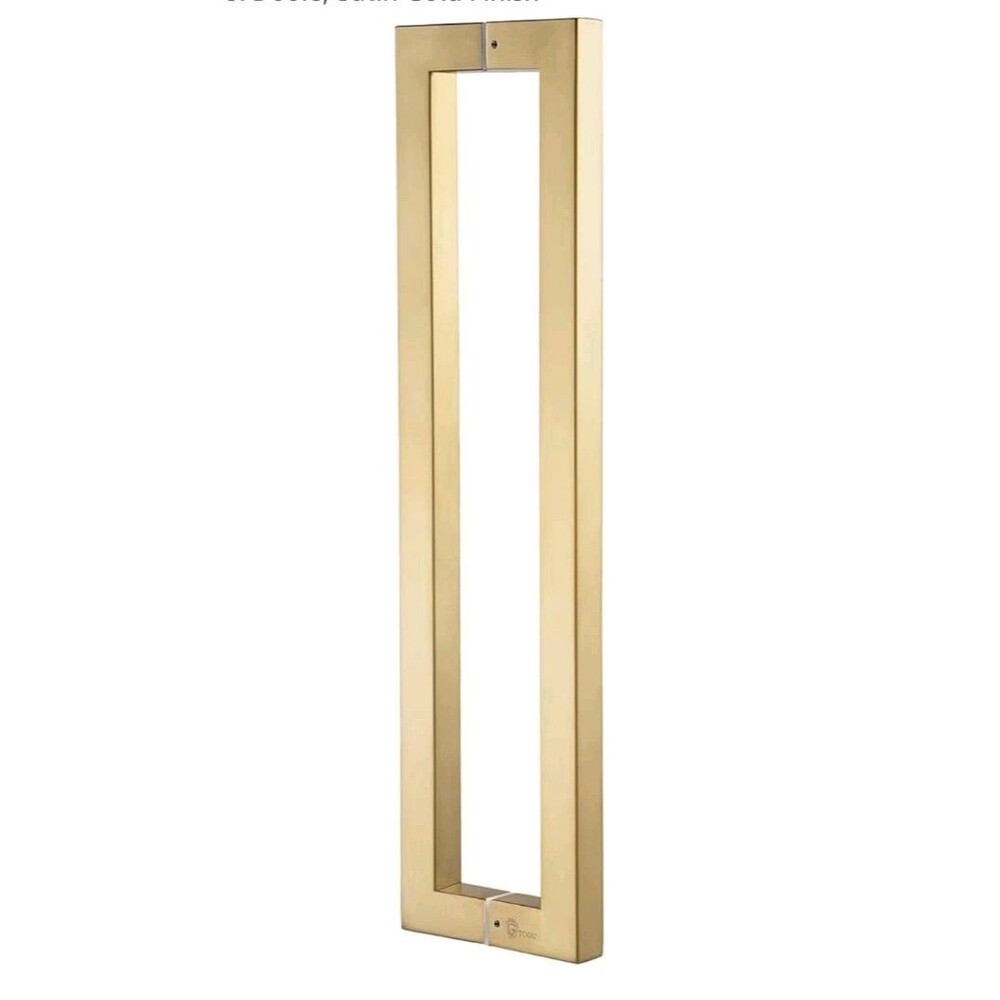 TG-6013 Satin Gold 24" Stainless Steel Commercial Push Pull Door Handle